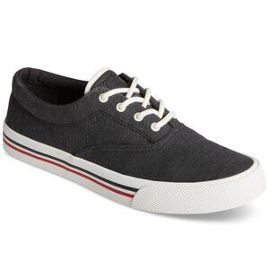 NWT  WITH BOX Sperry Striper II CVO Seasonal Men's Lace-up Boots Black Linen